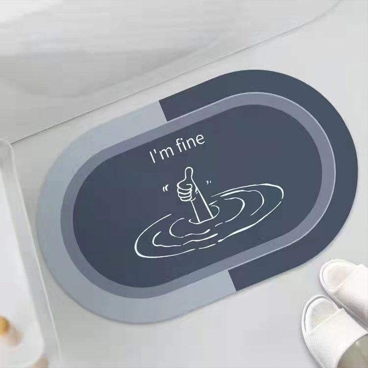 Modern Abstract Bath Mat