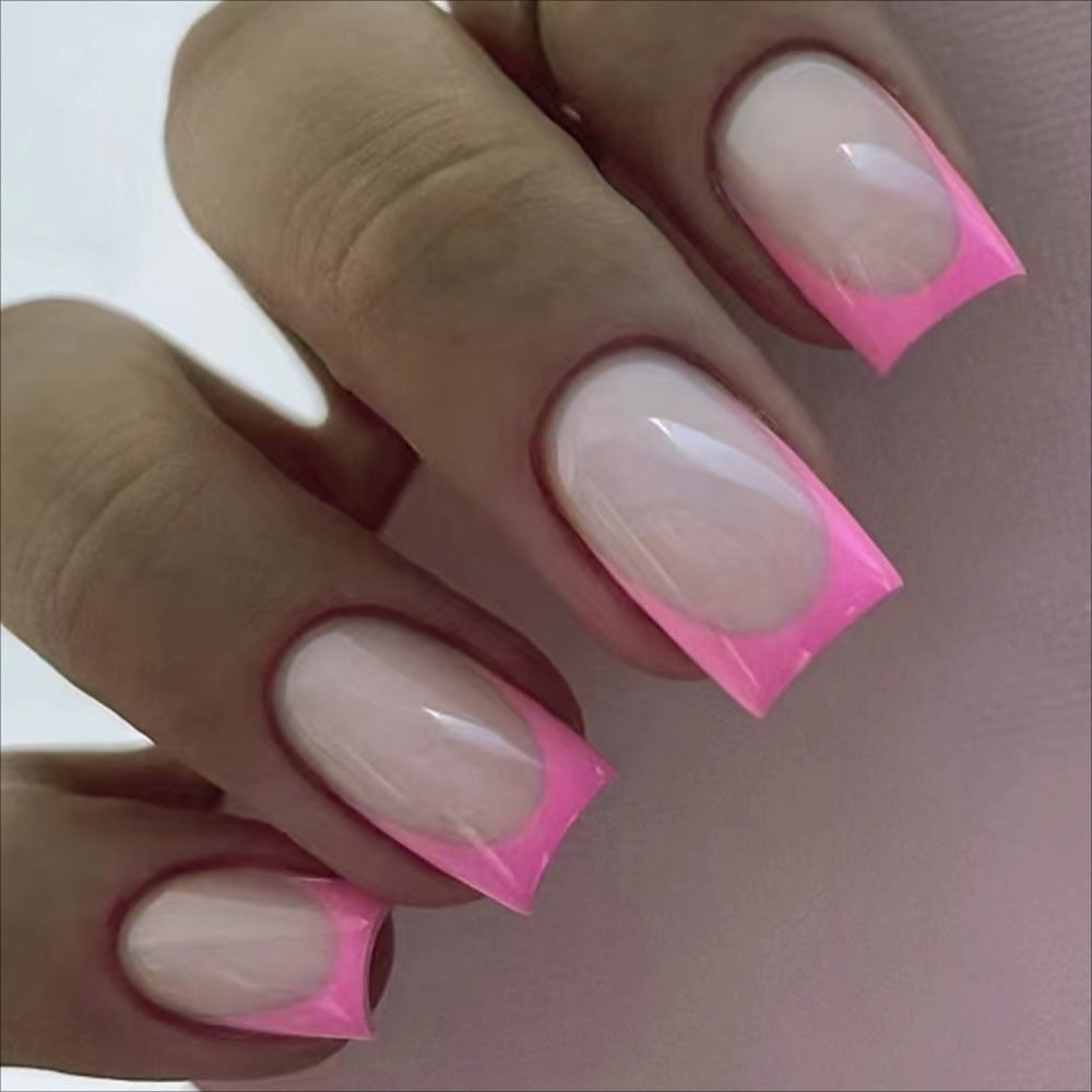 Elegant Marbled Press-On Nail Set