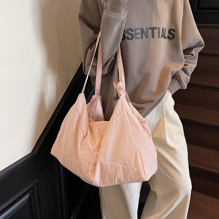 Textured Fabric Shoulder Hobo Bag Kalsten