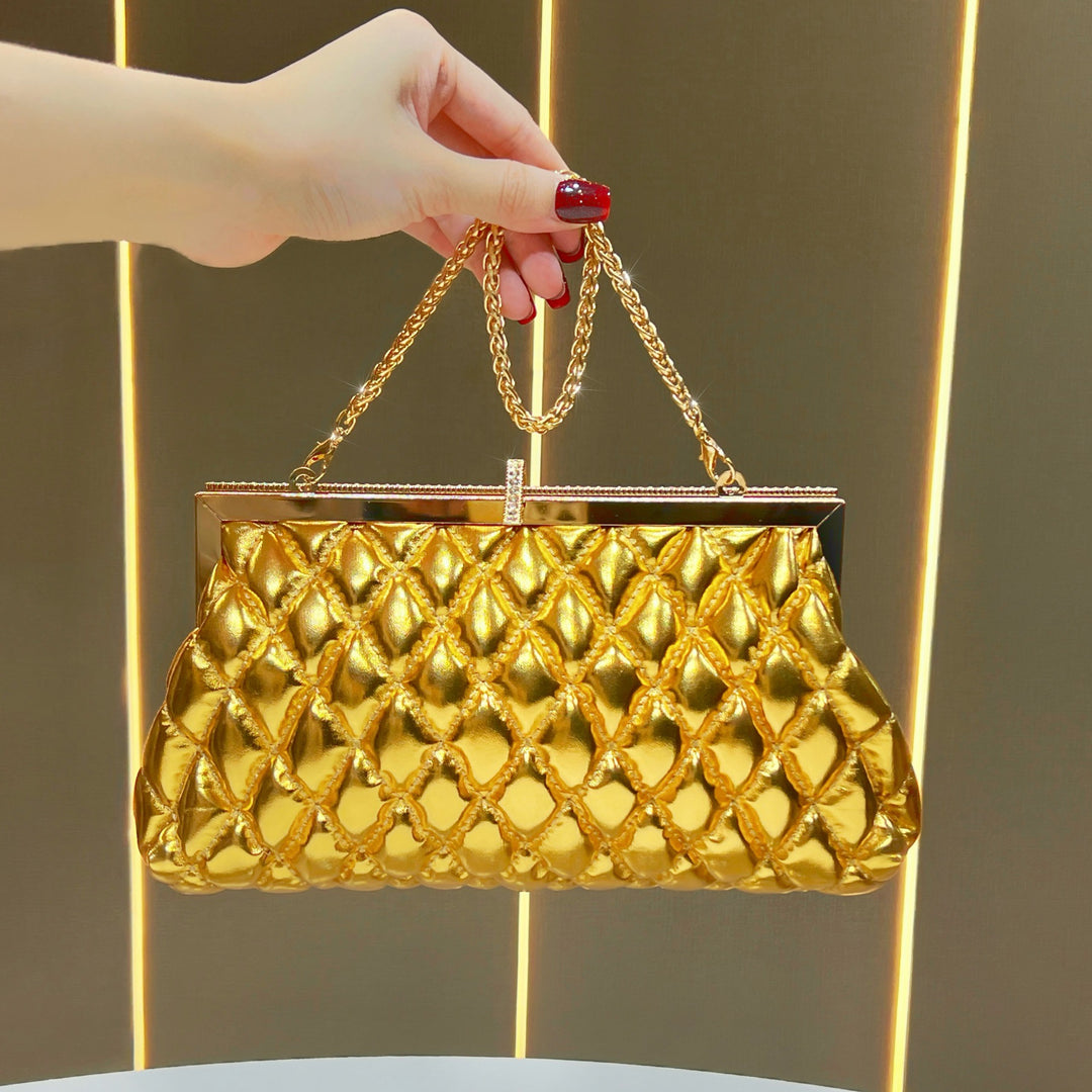 Elegant Textured Evening Handbag