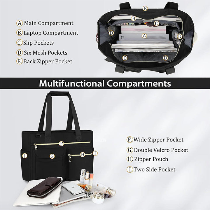 Practical Laptop Bag with Versatile Compartments Kalsten