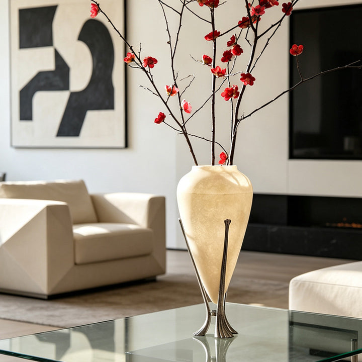 Elegant Stone Decorative Vase