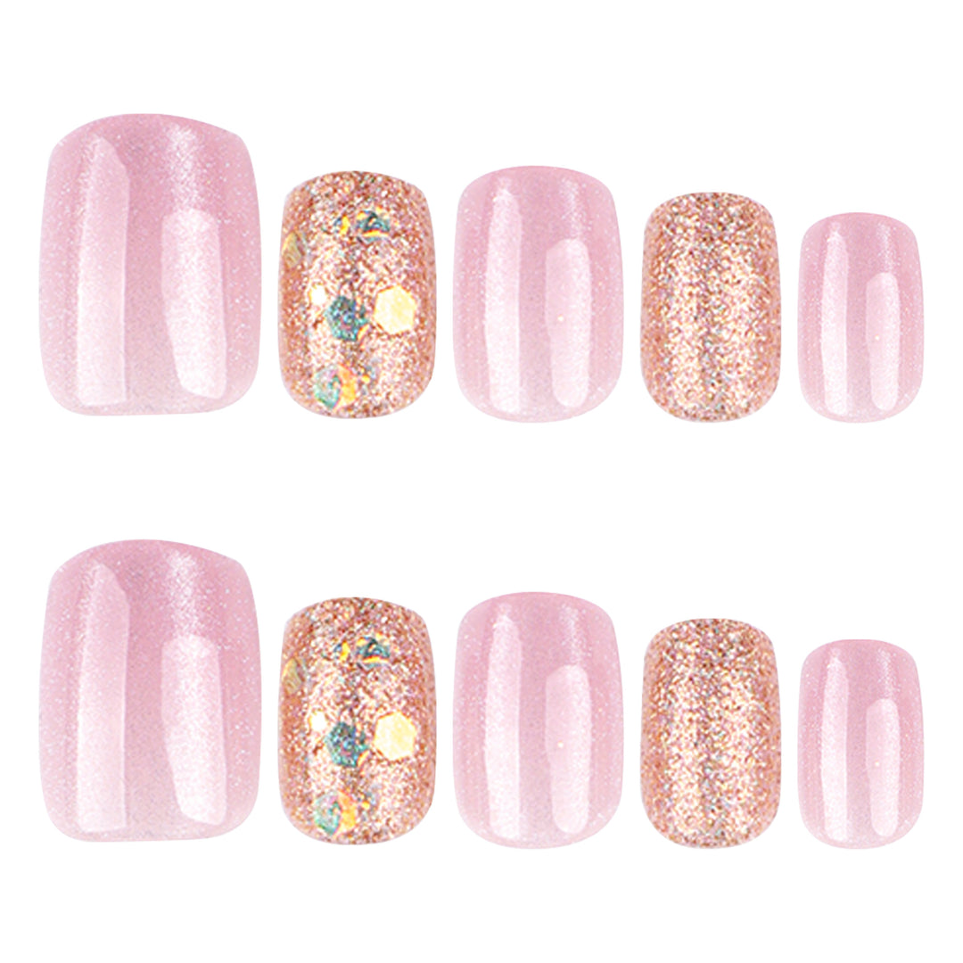 Artistic nail designs with glitter accents Kalsten