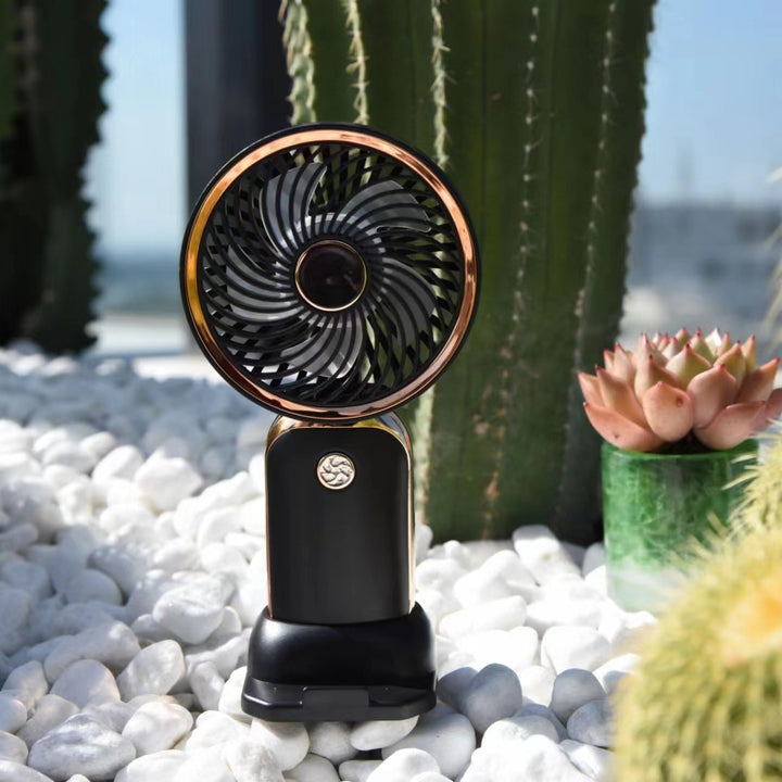 Women's Portable Mini Fan with Innovative Spiral Design Kalsten