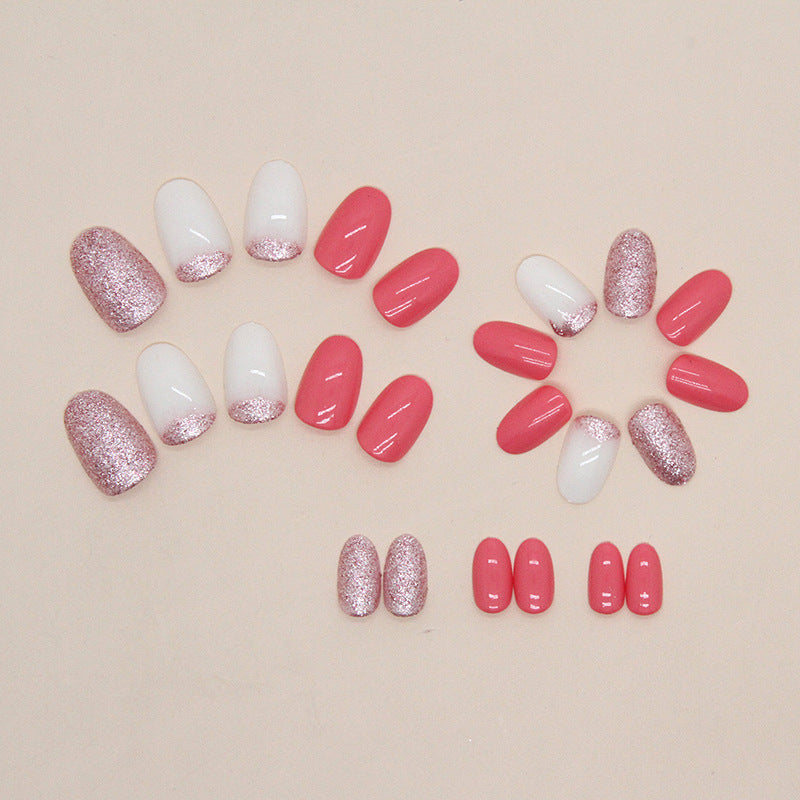 Glittering Press-On Nail Art Set Kalsten