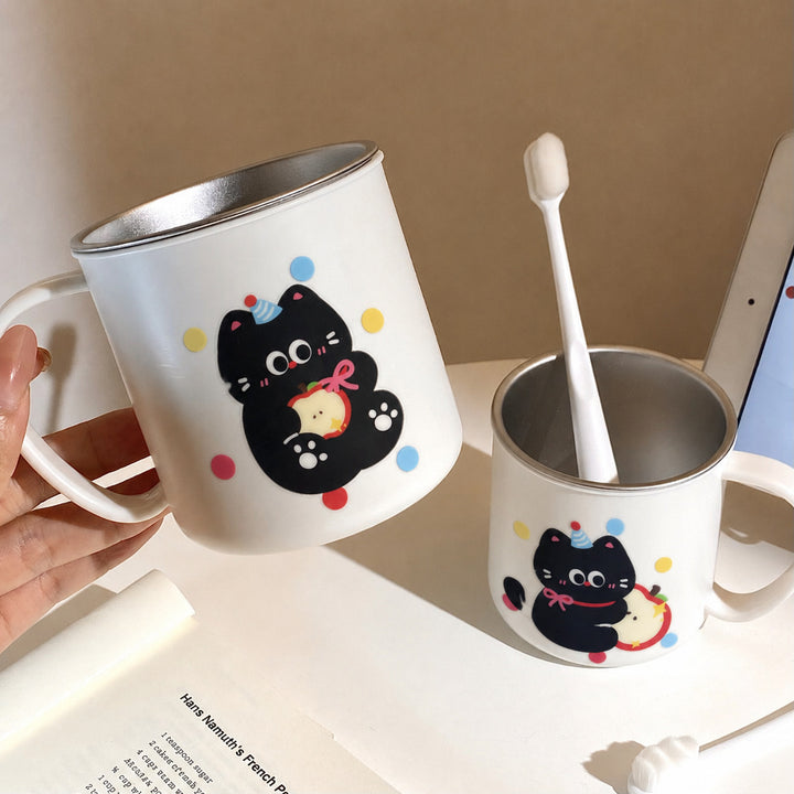Ceramic mug with playful animal motif Kalsten