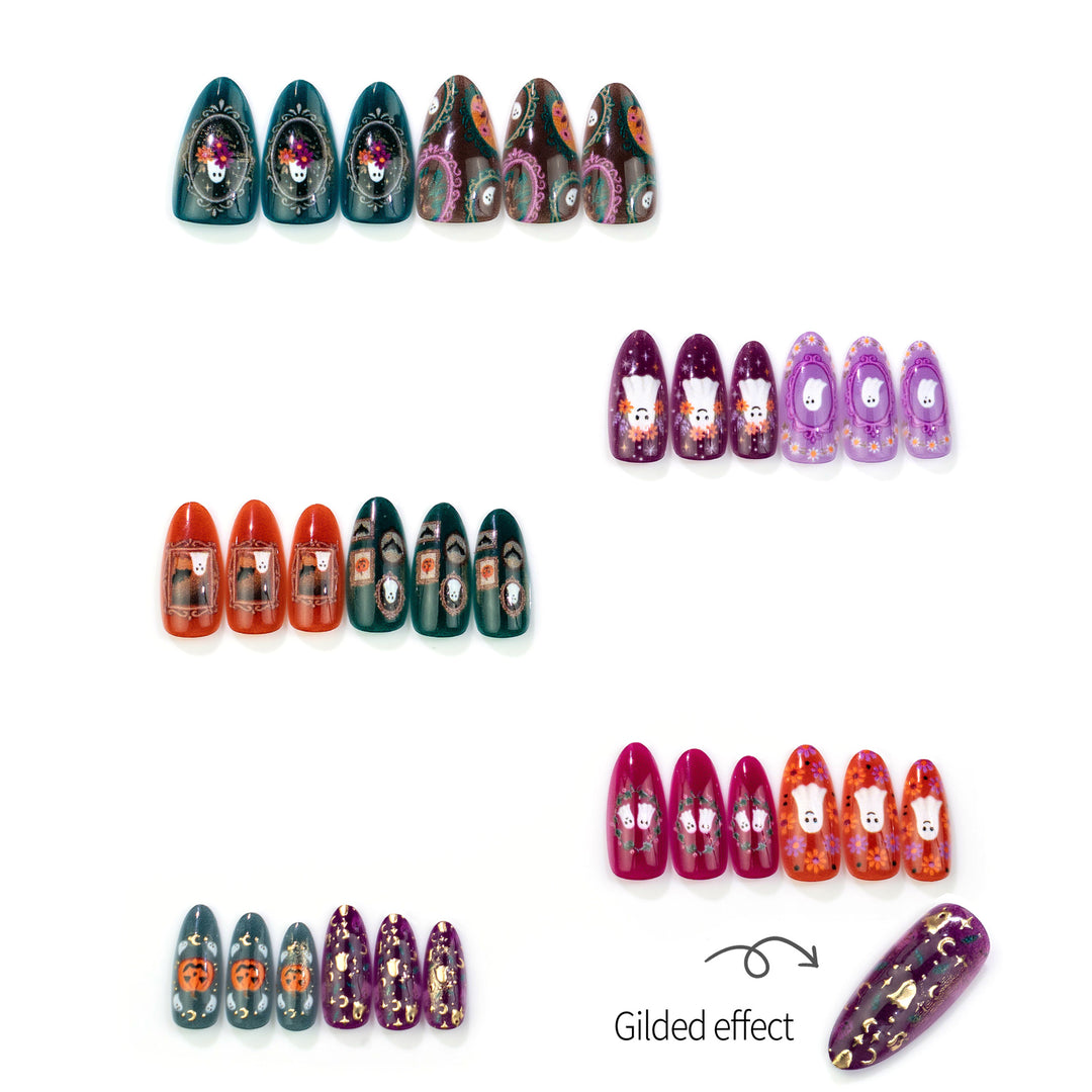 Halloween-Themed Decorative Press-On Nail Set Kalsten