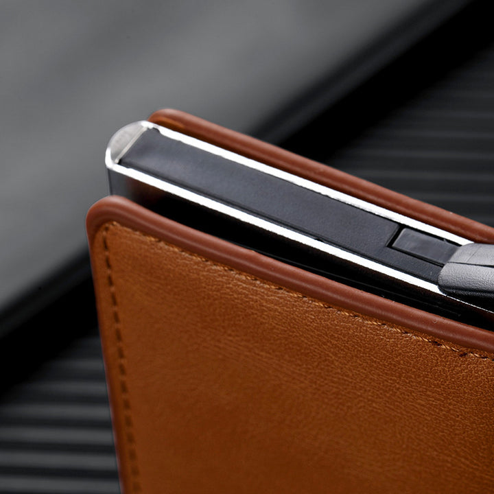 Premium Leather Business Card Holder Kalsten