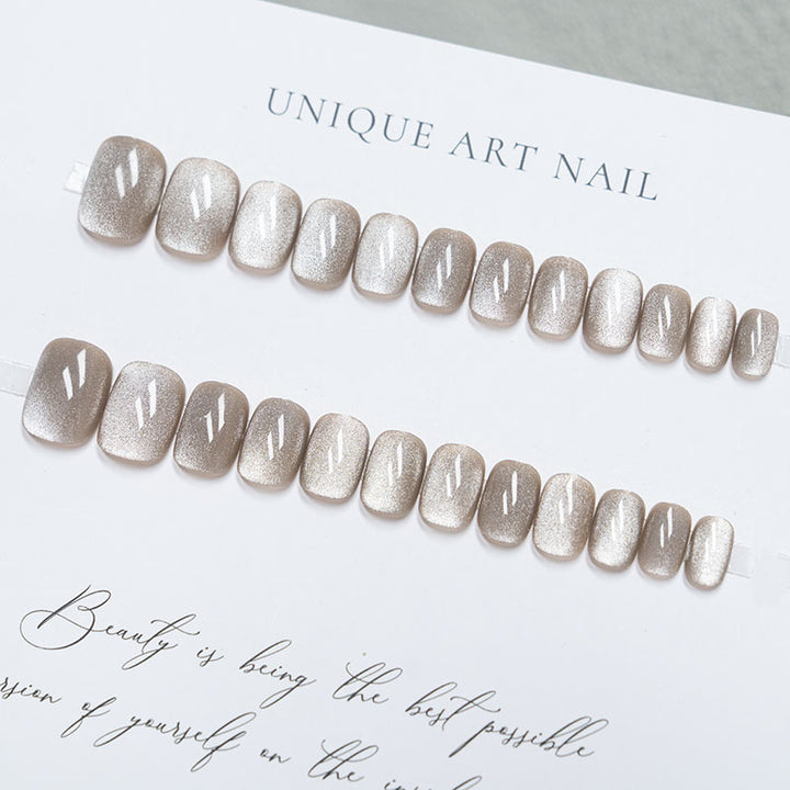 Press-On Nail Set with Glitter Finish