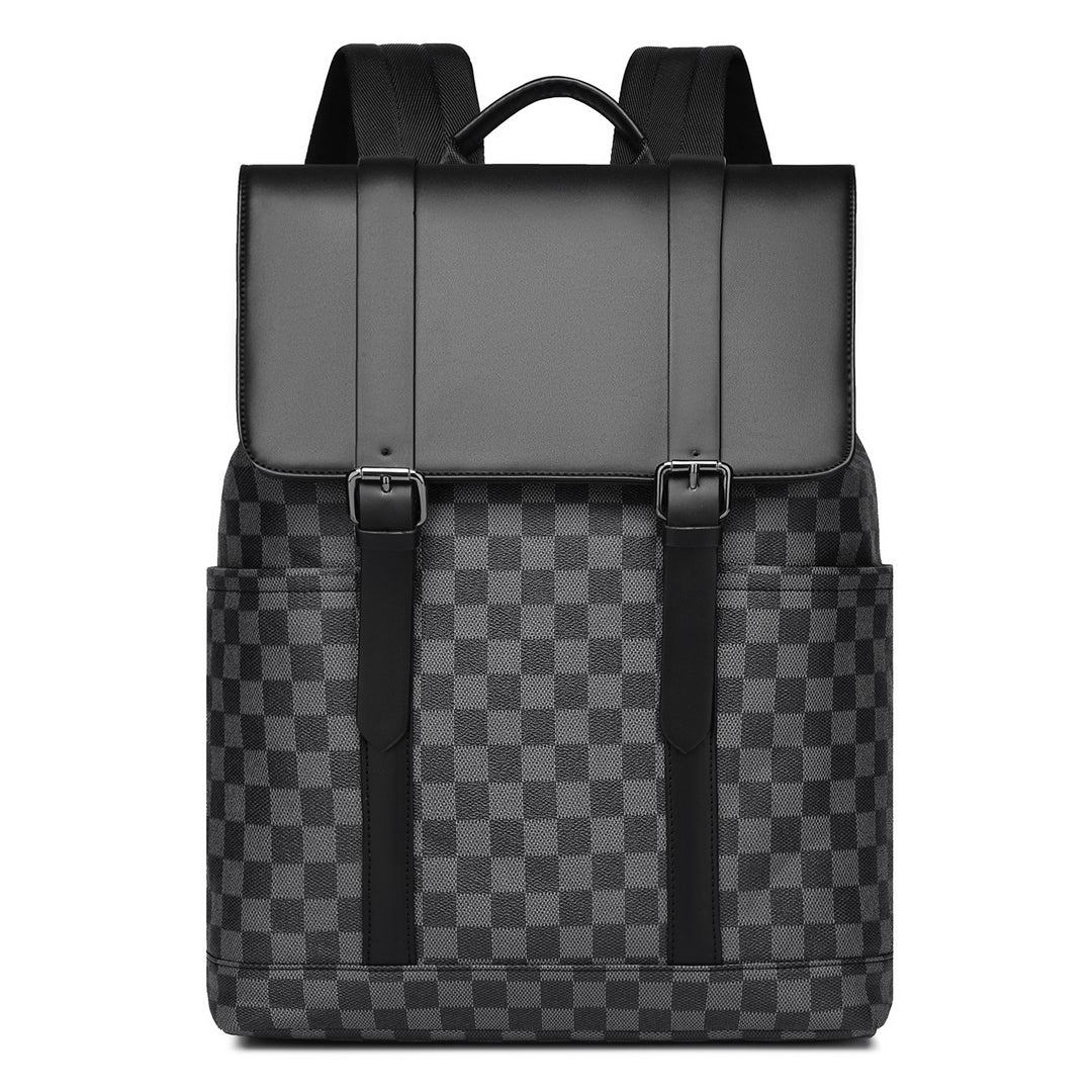 Stylish Checkered Backpack Kalsten
