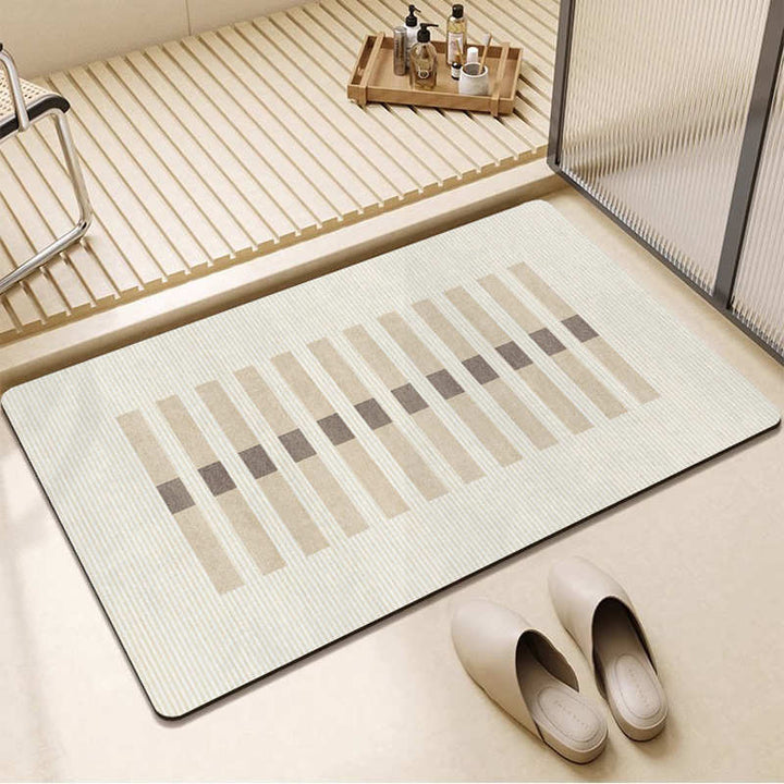 Abstract Patterned Non-Slip Bath Mat