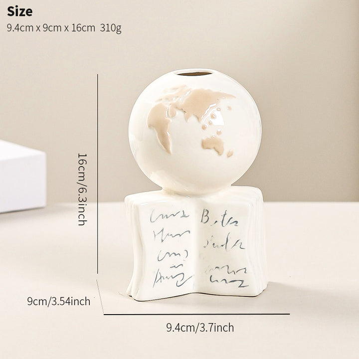 Elegant Ceramic Globe Bank Kalsten