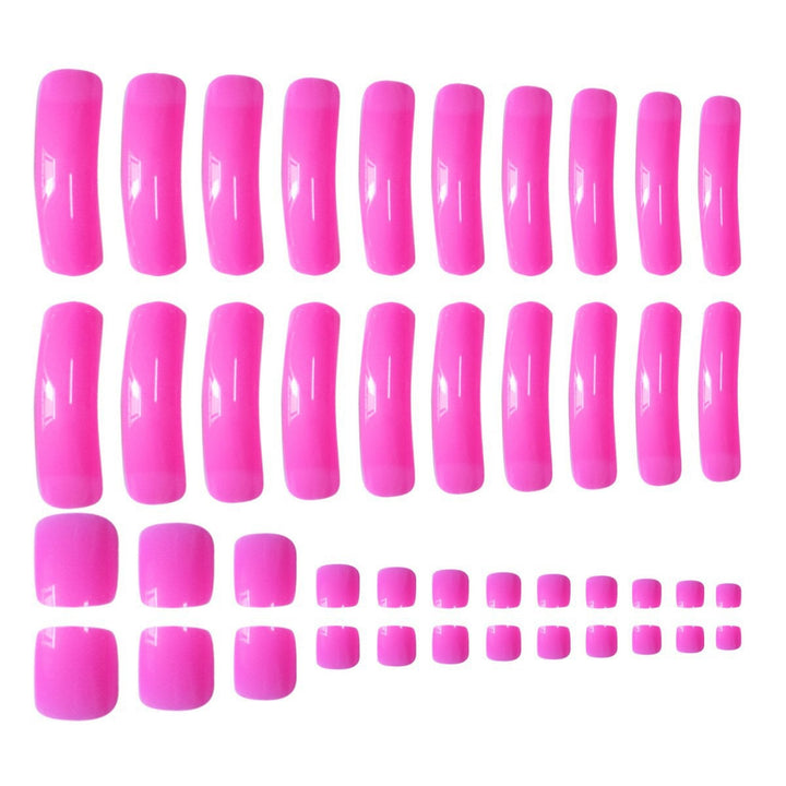 Long Glossy Press-On Nail Extensions Kalsten
