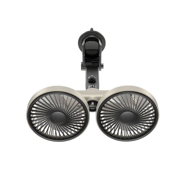 Unisex double fan with digital speed display Kalsten