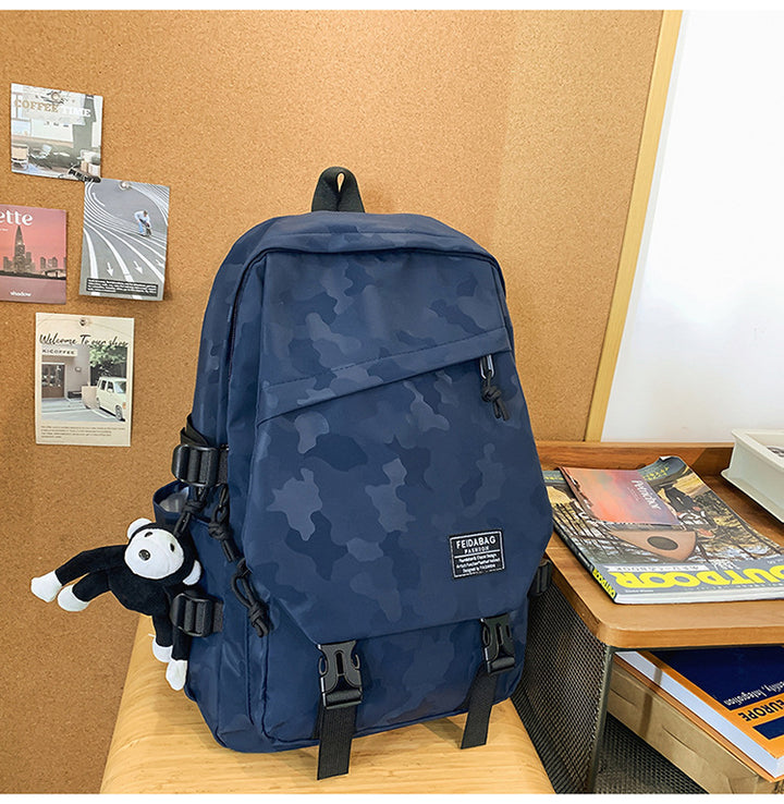 Functional Camouflage Urban School Backpack