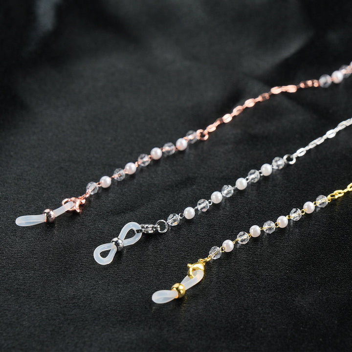 Elegant Beaded Chain Eyewear Holder kalsten