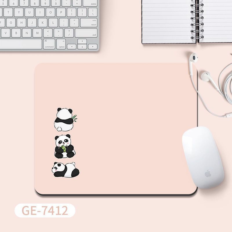 Cute Panda Theme Desk Mat