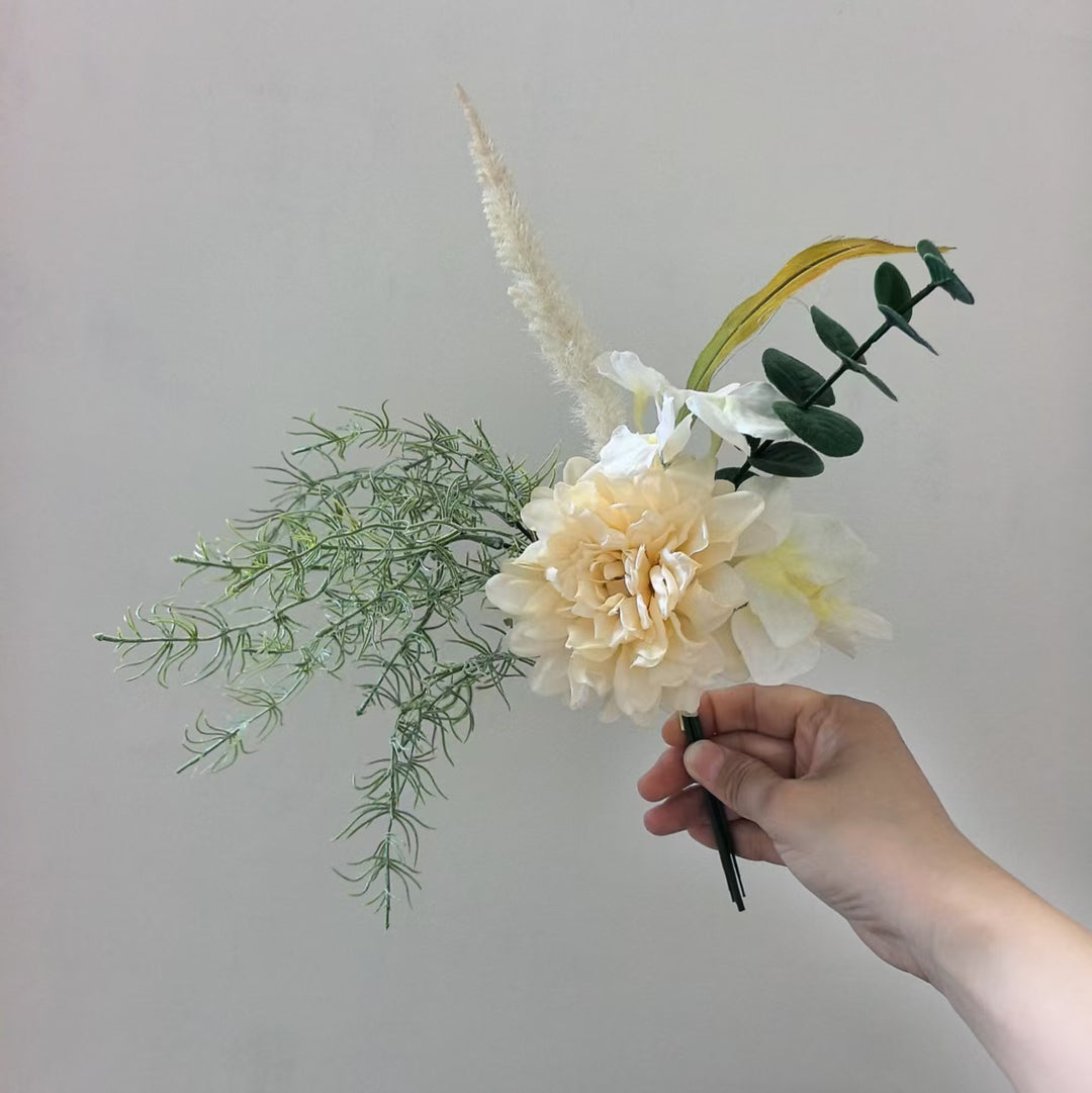 Lifelike Succulent Flower Bouquet
