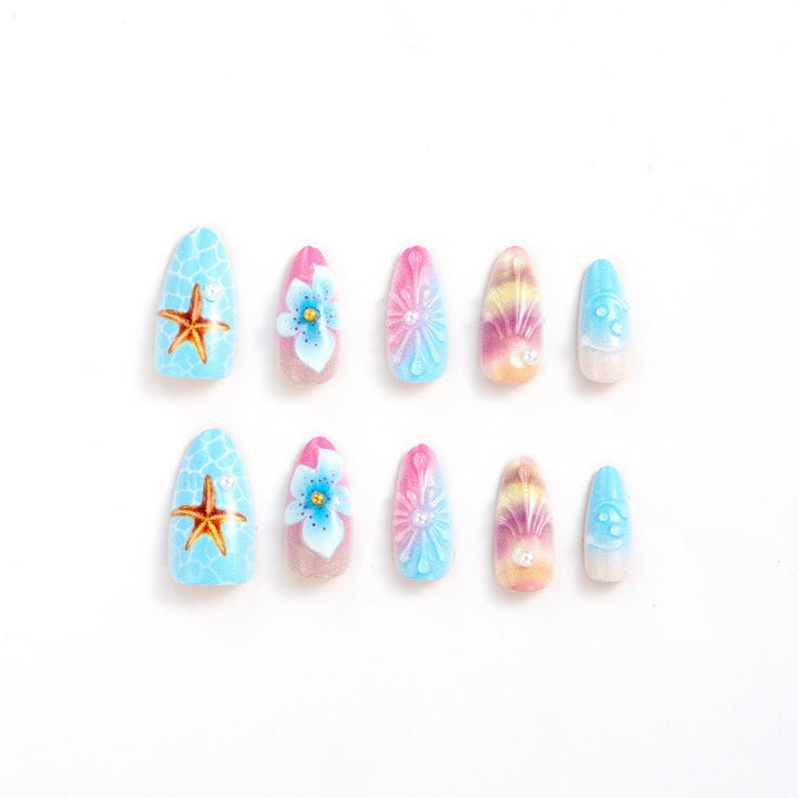 Artificial nails with maritime motifs Kalsten