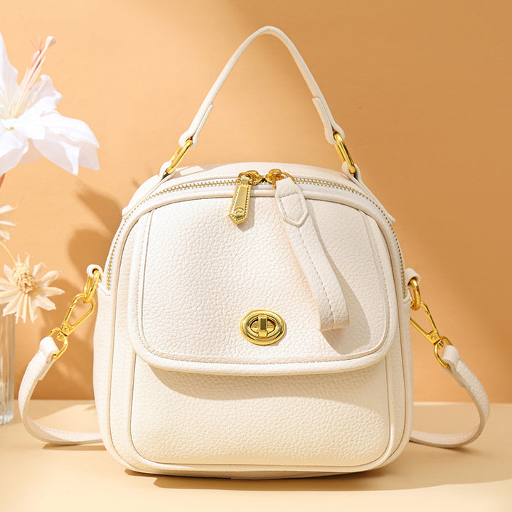 Textured Vegan Leather Crossbody Handbag Kalsten