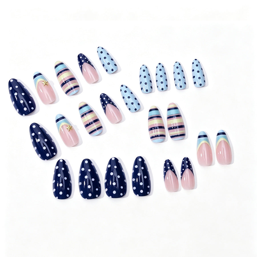 Trendy Pattern Press-On Nails Kalsten