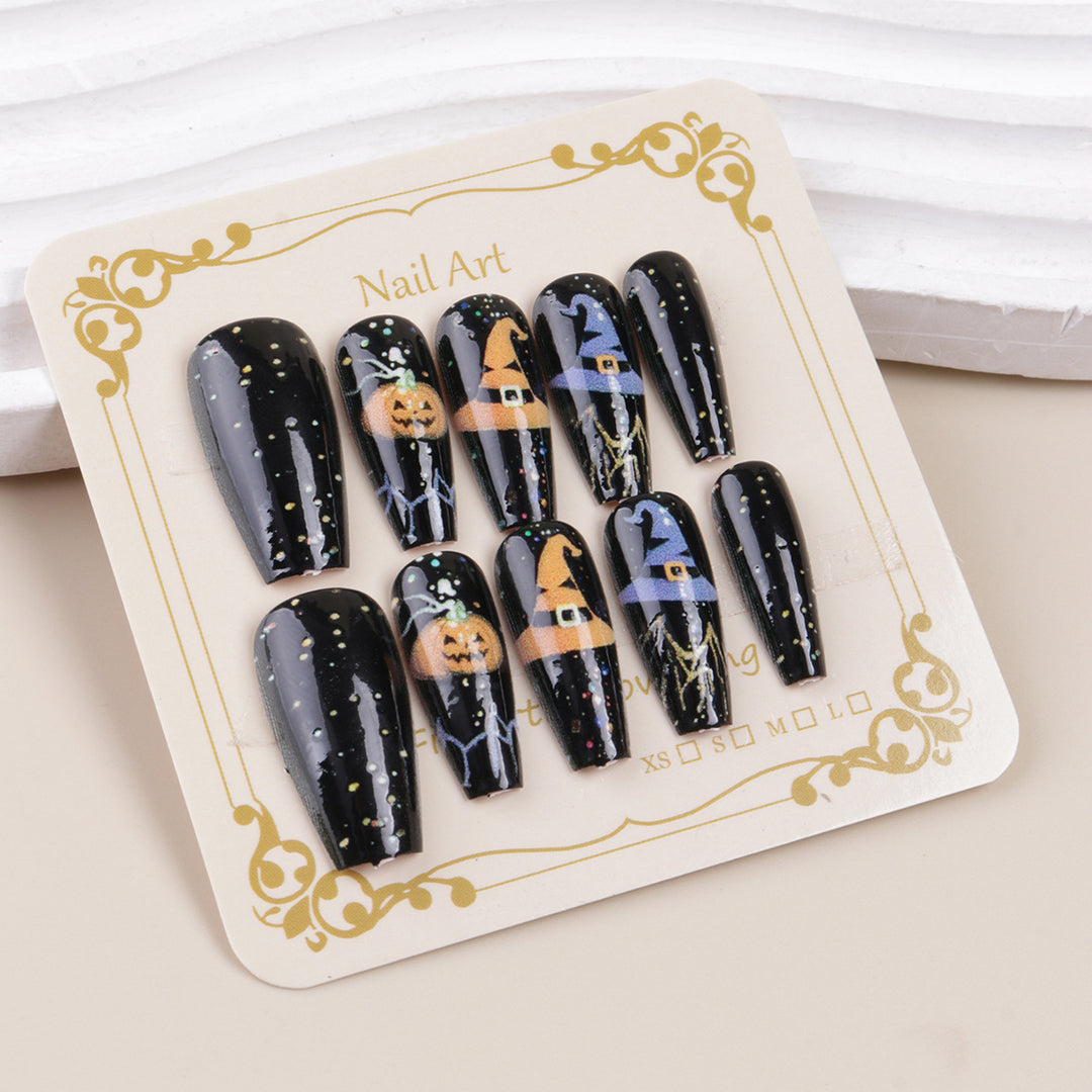 Halloween-Themed Press-On Nail Tips Kalsten