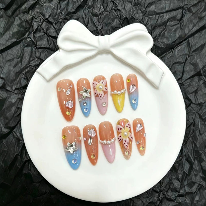 Artistic Decorative Press-On Nail Collection