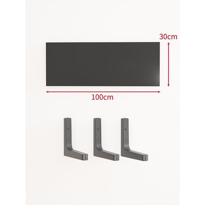 Long Narrow Floating Wall Shelf Kit with Concealed Heavy-Duty Brackets