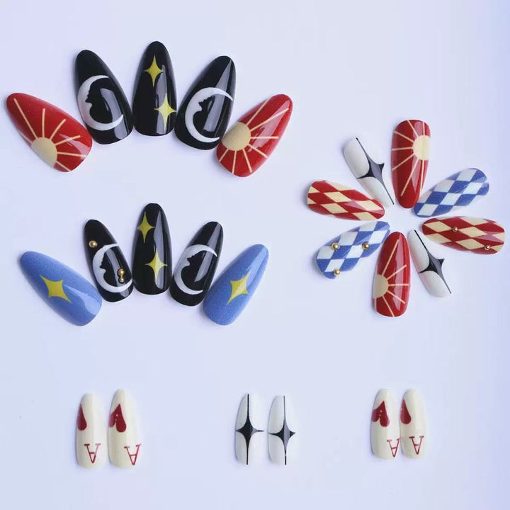 Artistic Press-On Nail Set