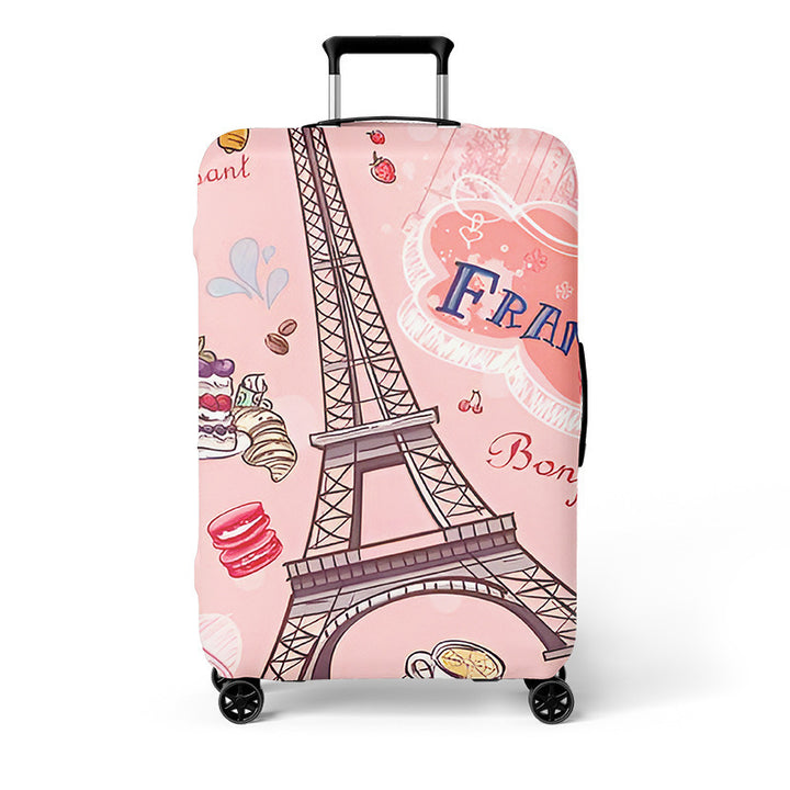 Heart-Patterned Hard Shell Luggage Kalsten