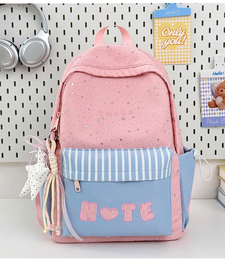 Star Print School Backpack Kalsten