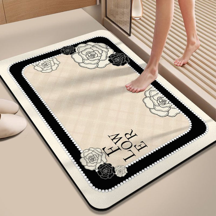 Decorative Bathroom Mat for Comfortable Floor Styling
