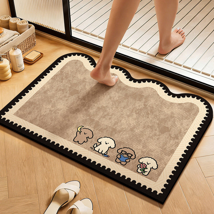 WoCute Cartoon Bath Mat Kalsten