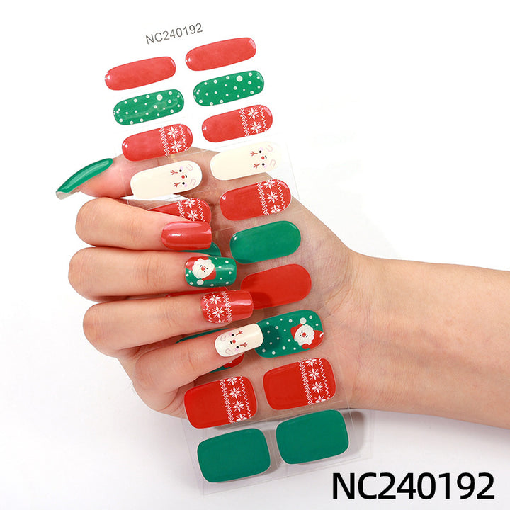 Elegant Floral Design Nail Wraps