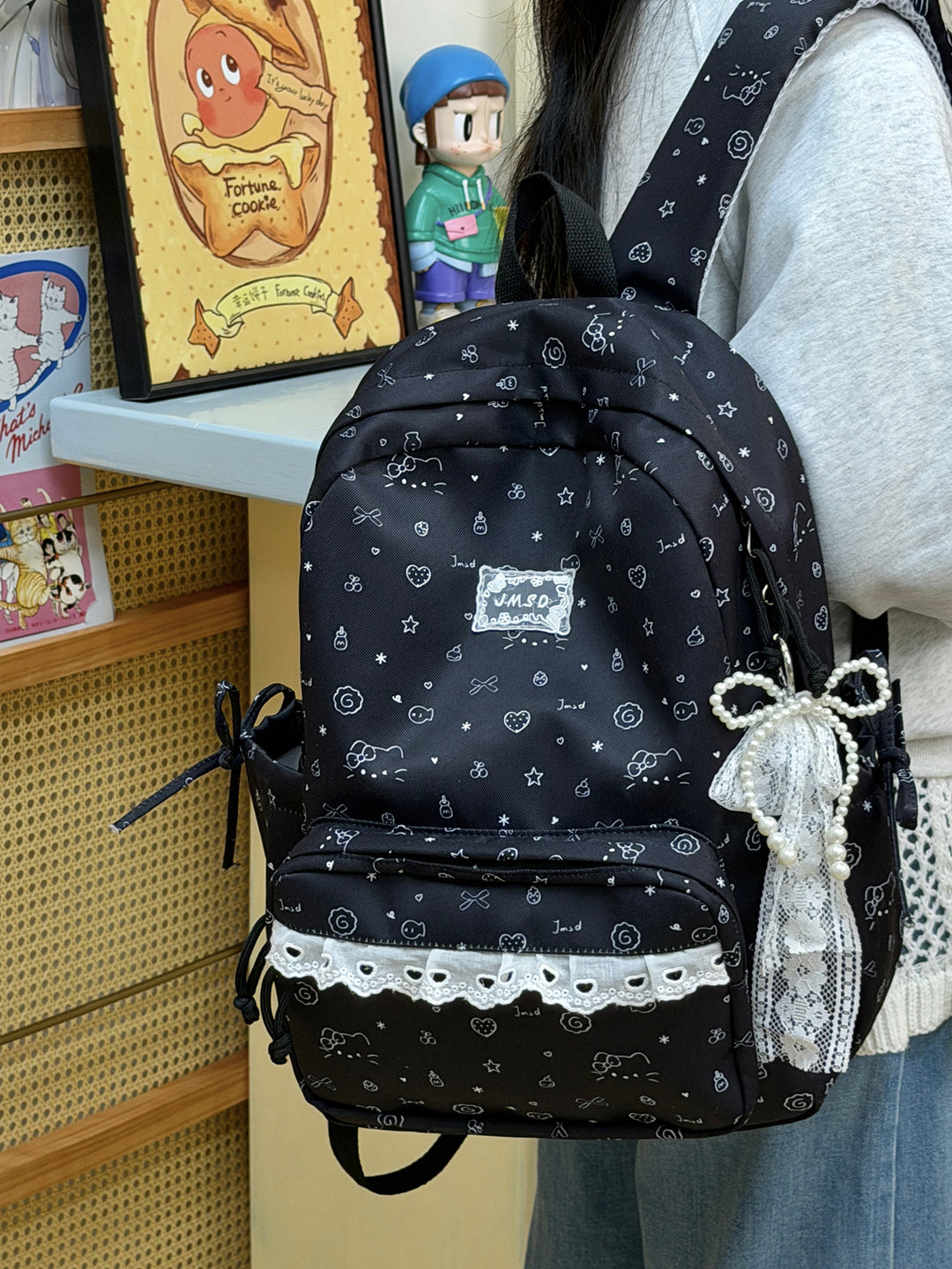 Cute Illustrated Patterned Backpack Kalsten 1791205714