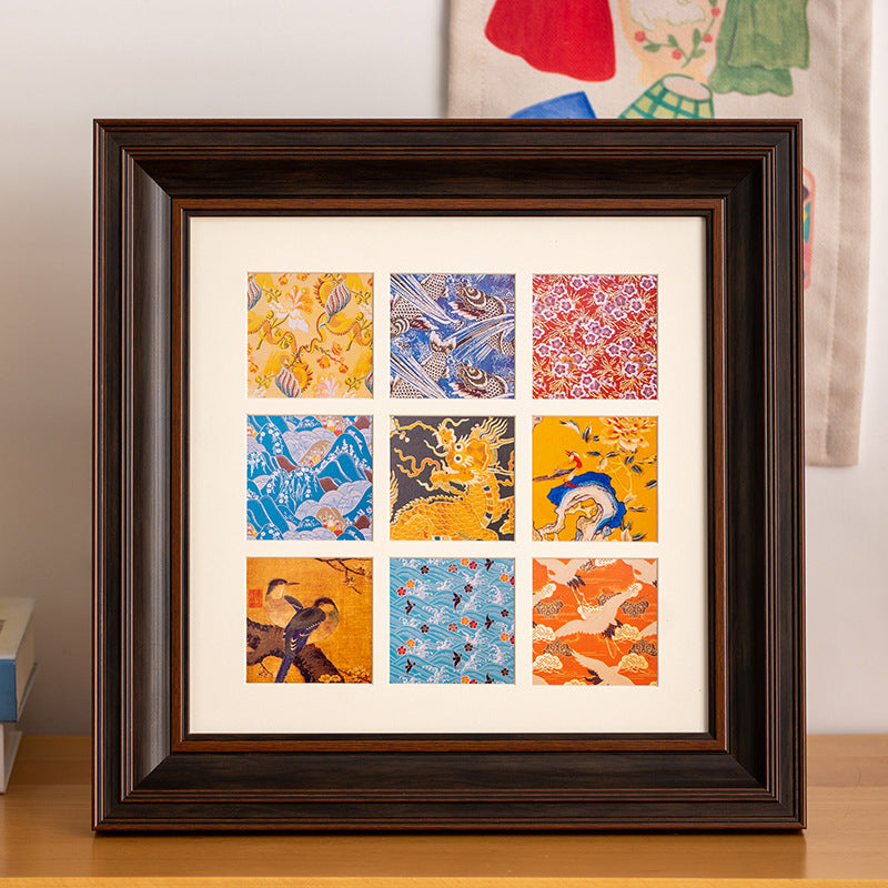 Artistic Framed Japanese Cultural Art Display