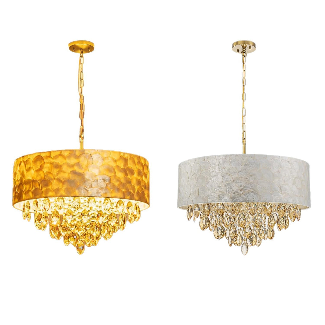 Shell-Inspired Pendant Light Fixture