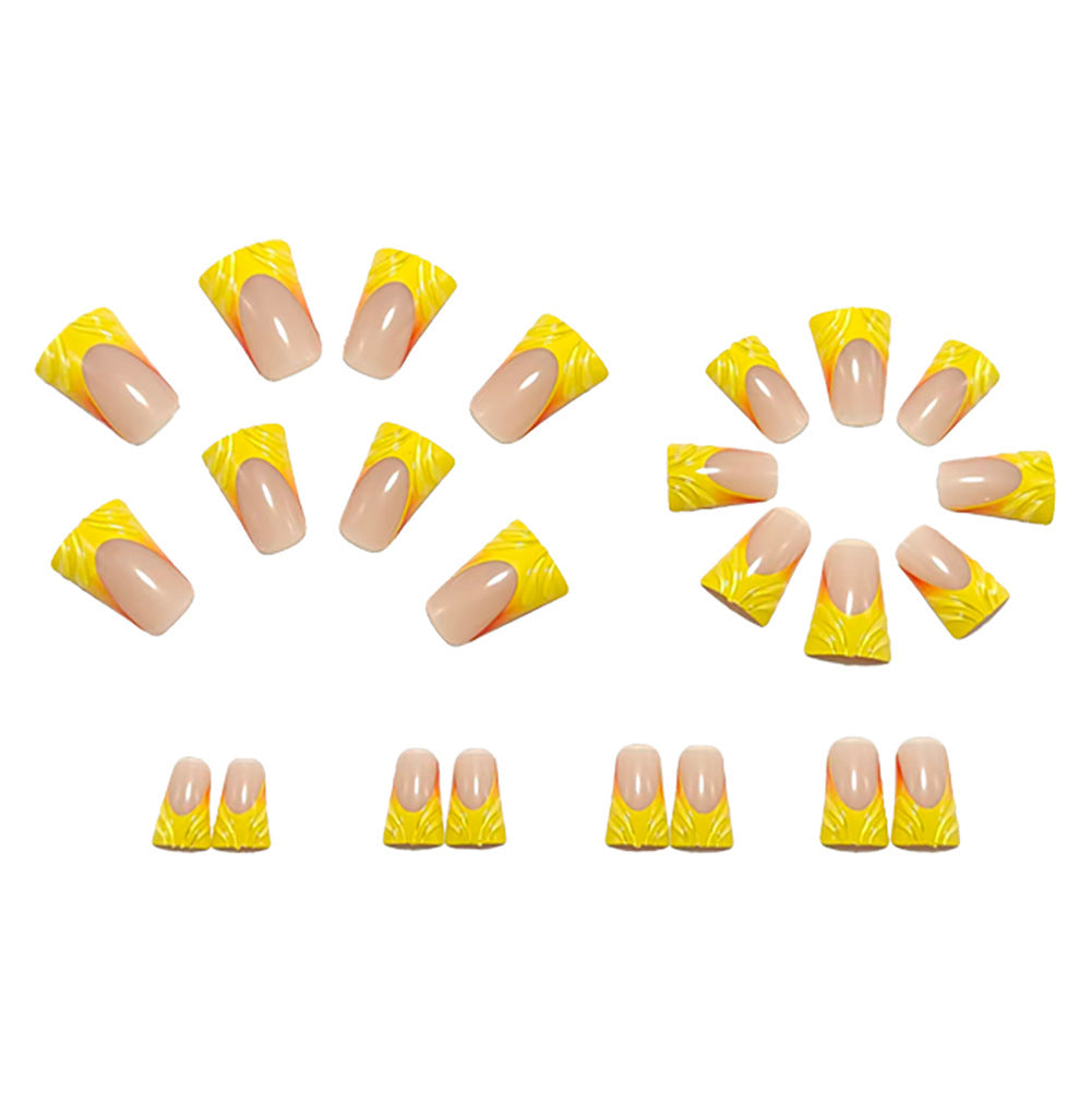 Artificial nails with creative wave design Kalsten