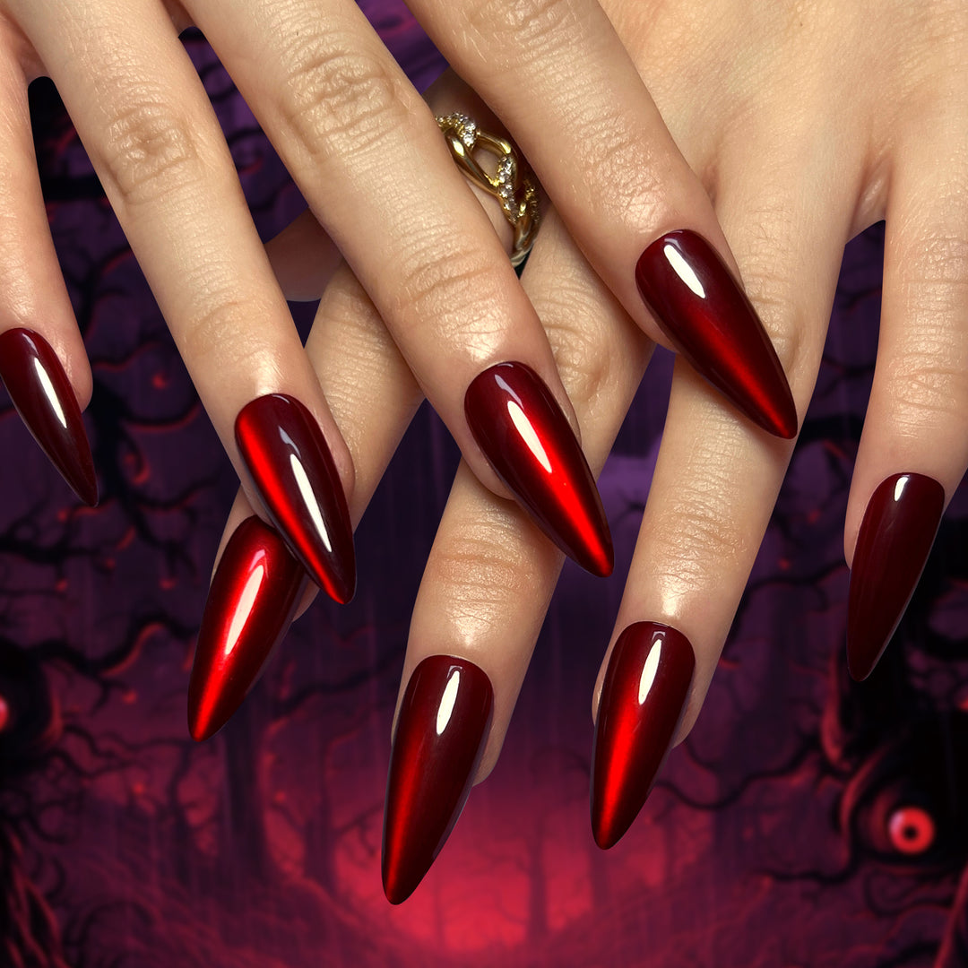 Glamorous art nails in stiletto design Kalsten