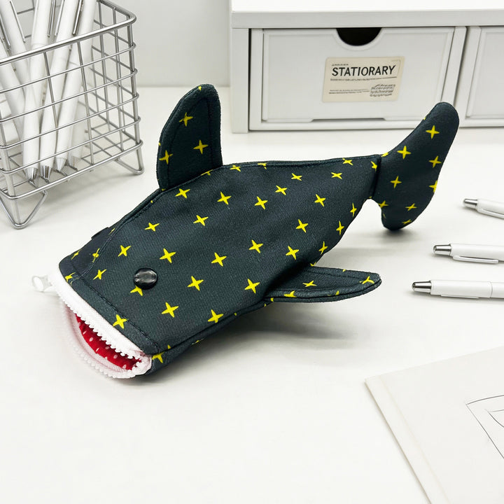 Plush Shark-Shaped Pencil Case Kalsten