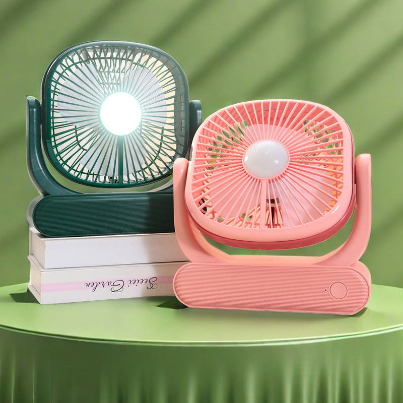 Women's Portable Fan with Integrated LED Lighting Kalsten