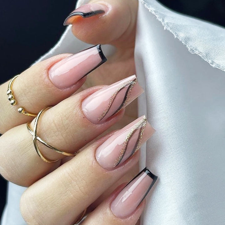 Artful Nail Extensions with Elegant Design Kalsten