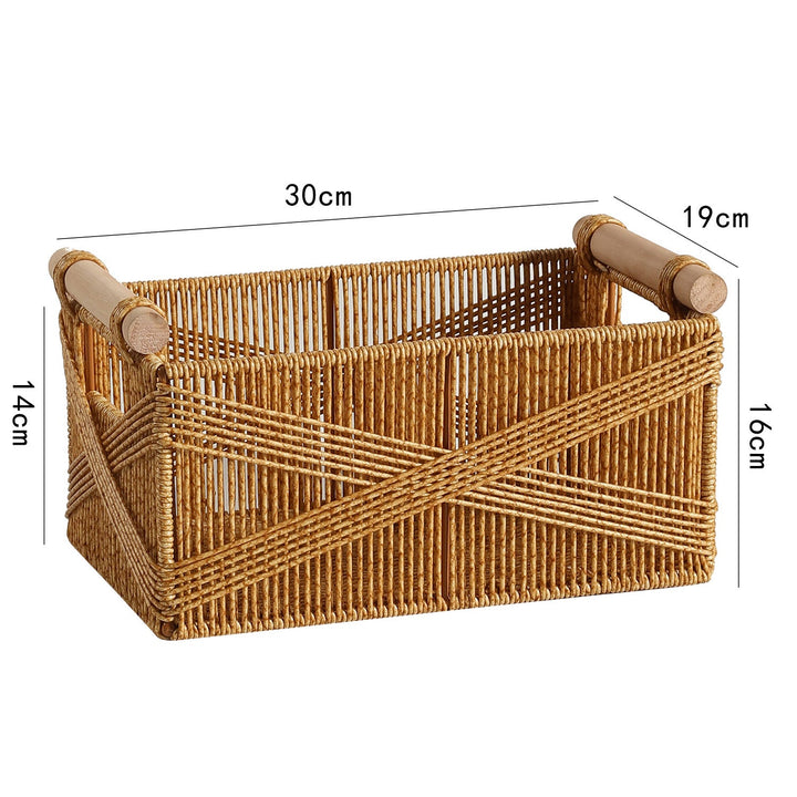 Artisan Crafted Wicker Storage Caddy Kalsten