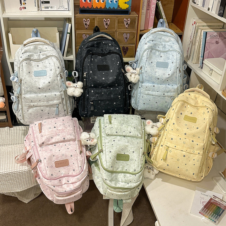Stylish Star-Patterned Backpack Kalsten 1791205059