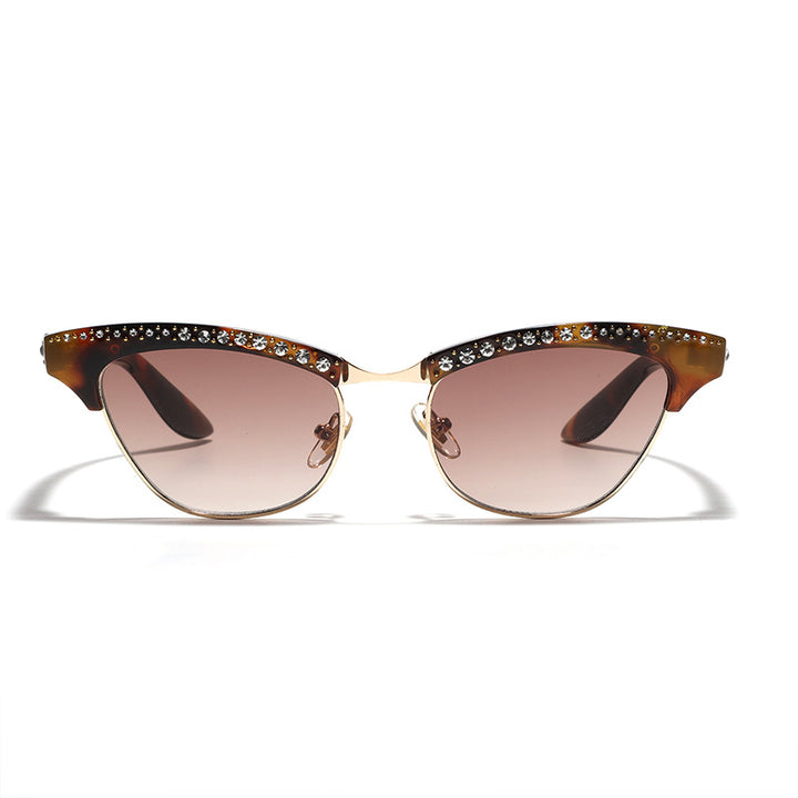 Women's Cat Eye Glasses with Elegant Glitter Details Kalsten