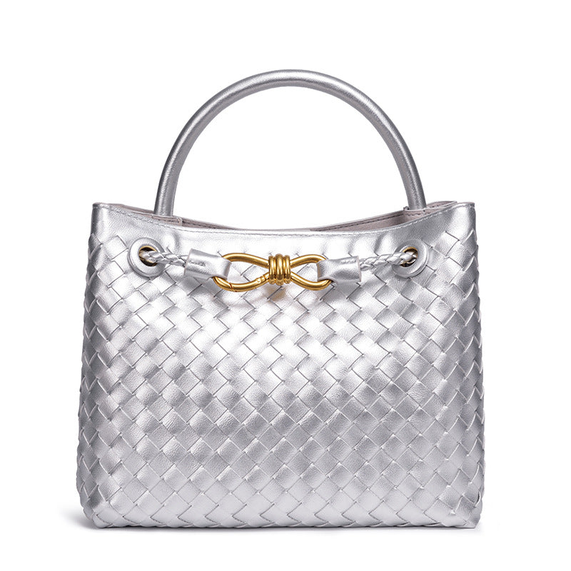 Woven Leather Tote Bag Kalsten