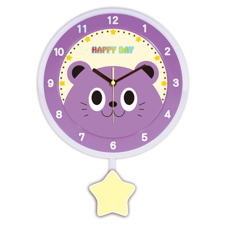 Wall clock with colorful animal design Kalsten