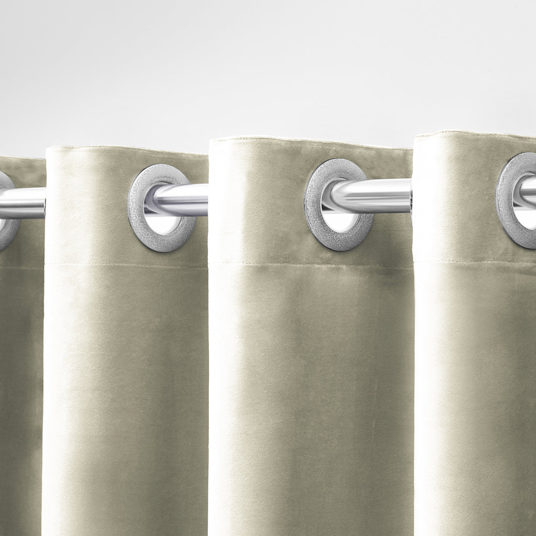 Velvet Grommet Top Curtain Kalsten