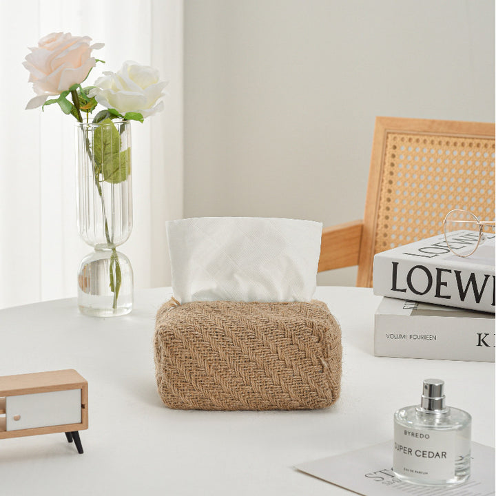 Decorative Textured Tissue Box Cover Kalsten
