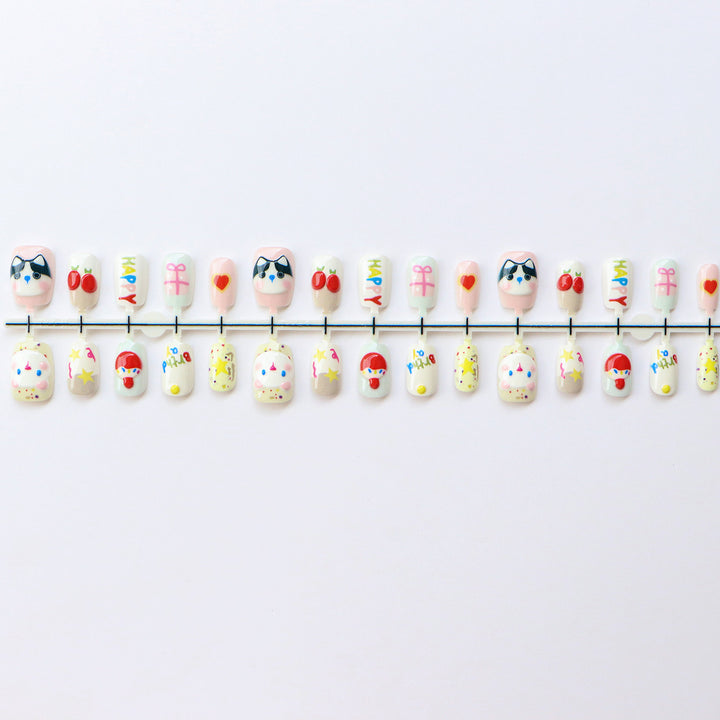 Fun Thematic Press-On Nail Set
